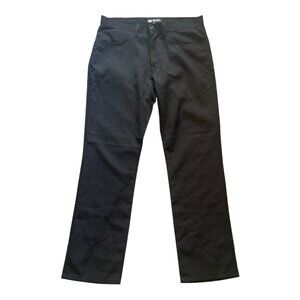 Michael Brandon Black Dress Pants Men’s 32x30 Straight Fit Polyester Classic
